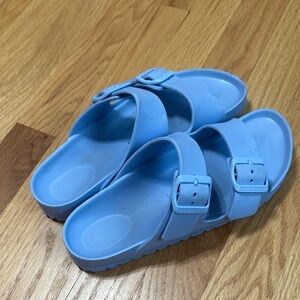 Birkenstock rubber Light Blue Sandals